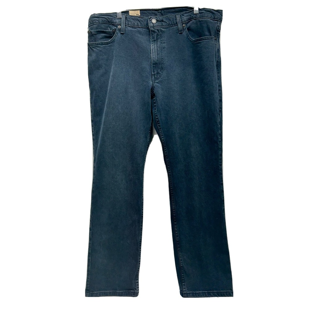 Levis Mens Size 38X30 Gray Blue Straight Leg 511 Denim Jeans New (J8)